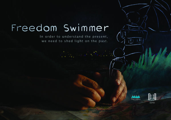 the freedom swimmer poster veterans film festival program 2022